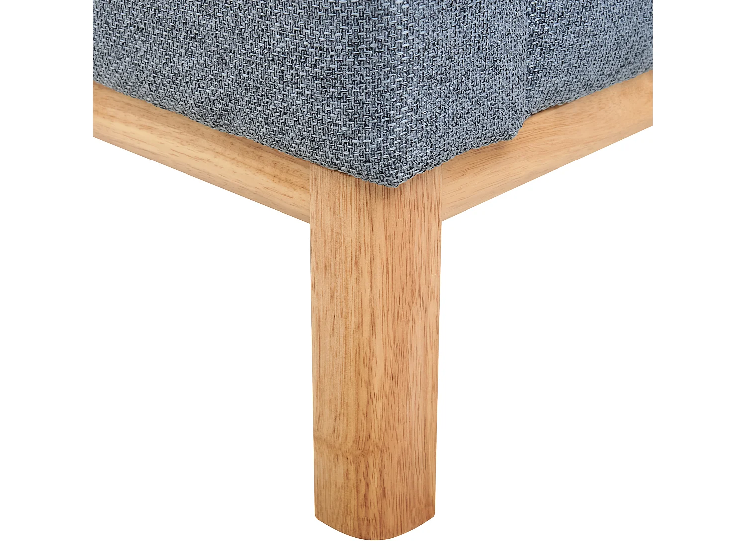 Canapé d'angle SOSJO Tissu Bleu 3 places Côté droit