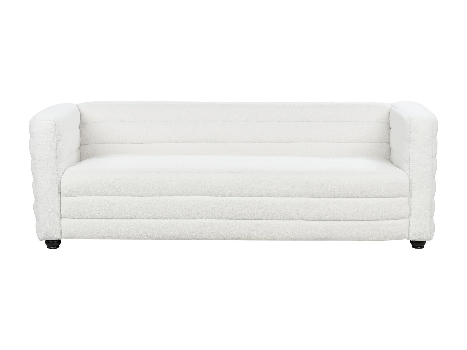 Sofa HOFN Bouclé Cremeweiss 3-Sitzer