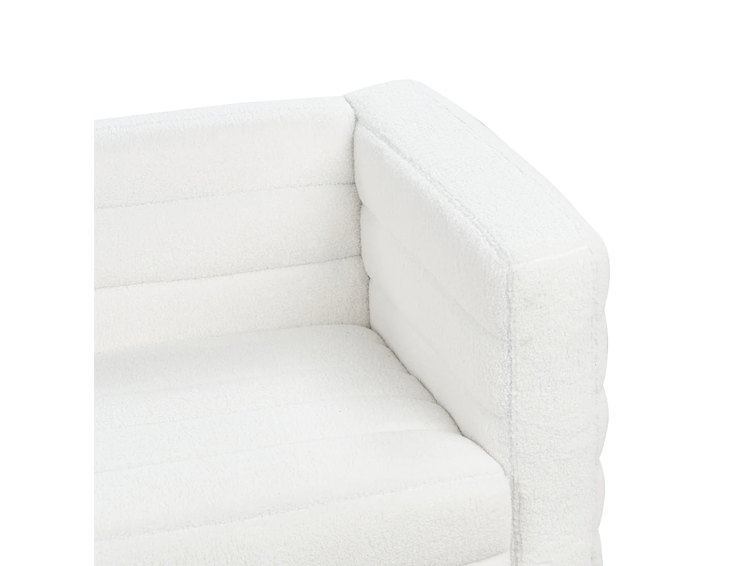Sofa HOFN Bouclé Cremeweiss 3-Sitzer