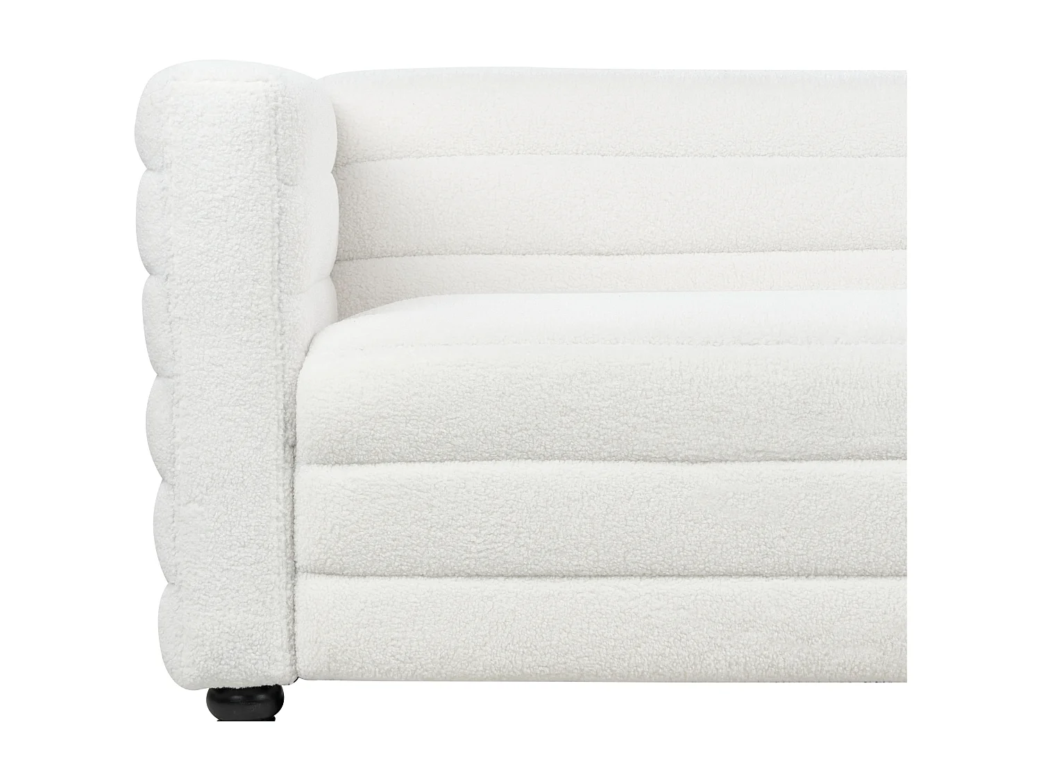 Sofa HOFN Bouclé Cremeweiss 3-Sitzer