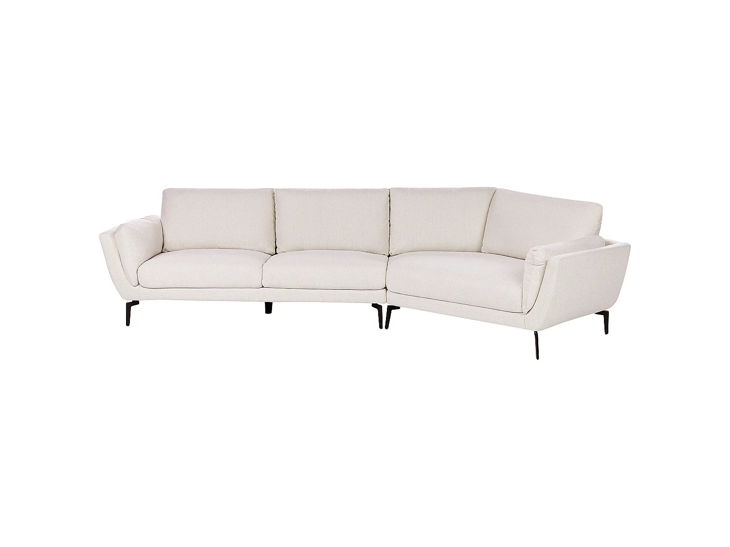 Bank KANSSELI Stof Lichtbeige 3-zitter