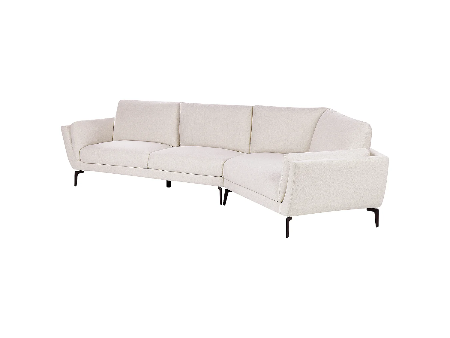 Bank KANSSELI Stof Lichtbeige 3-zitter