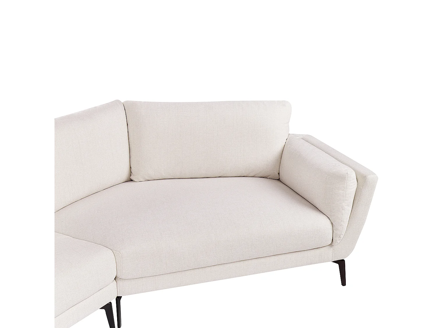 Bank KANSSELI Stof Lichtbeige 3-zitter