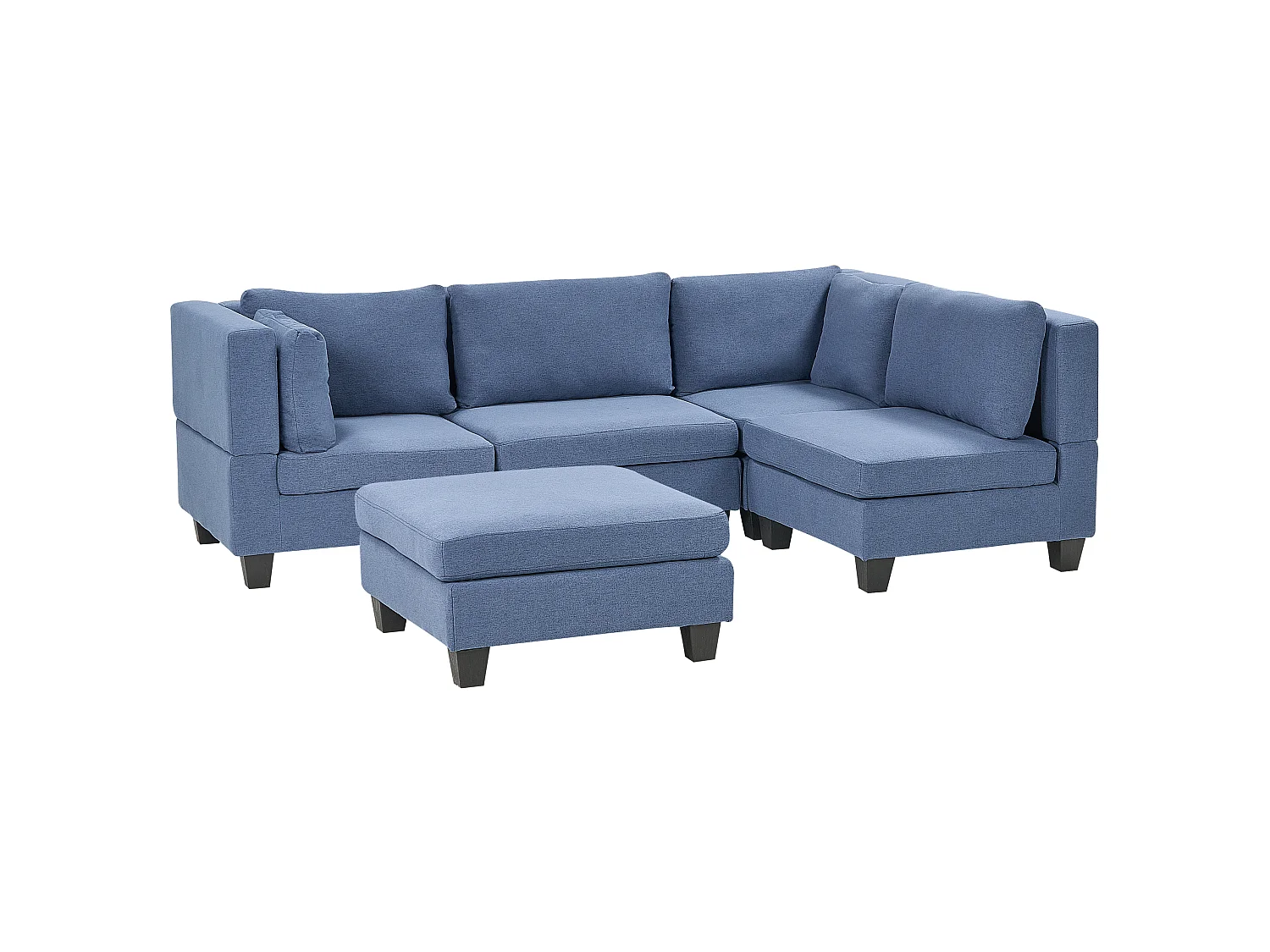 UNSTAD Tessuto Blu 4 posti Lato Sinistro
