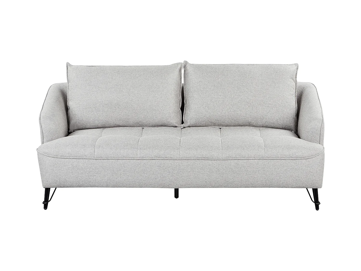 Canapé 3 places HOBRO Tissu Gris