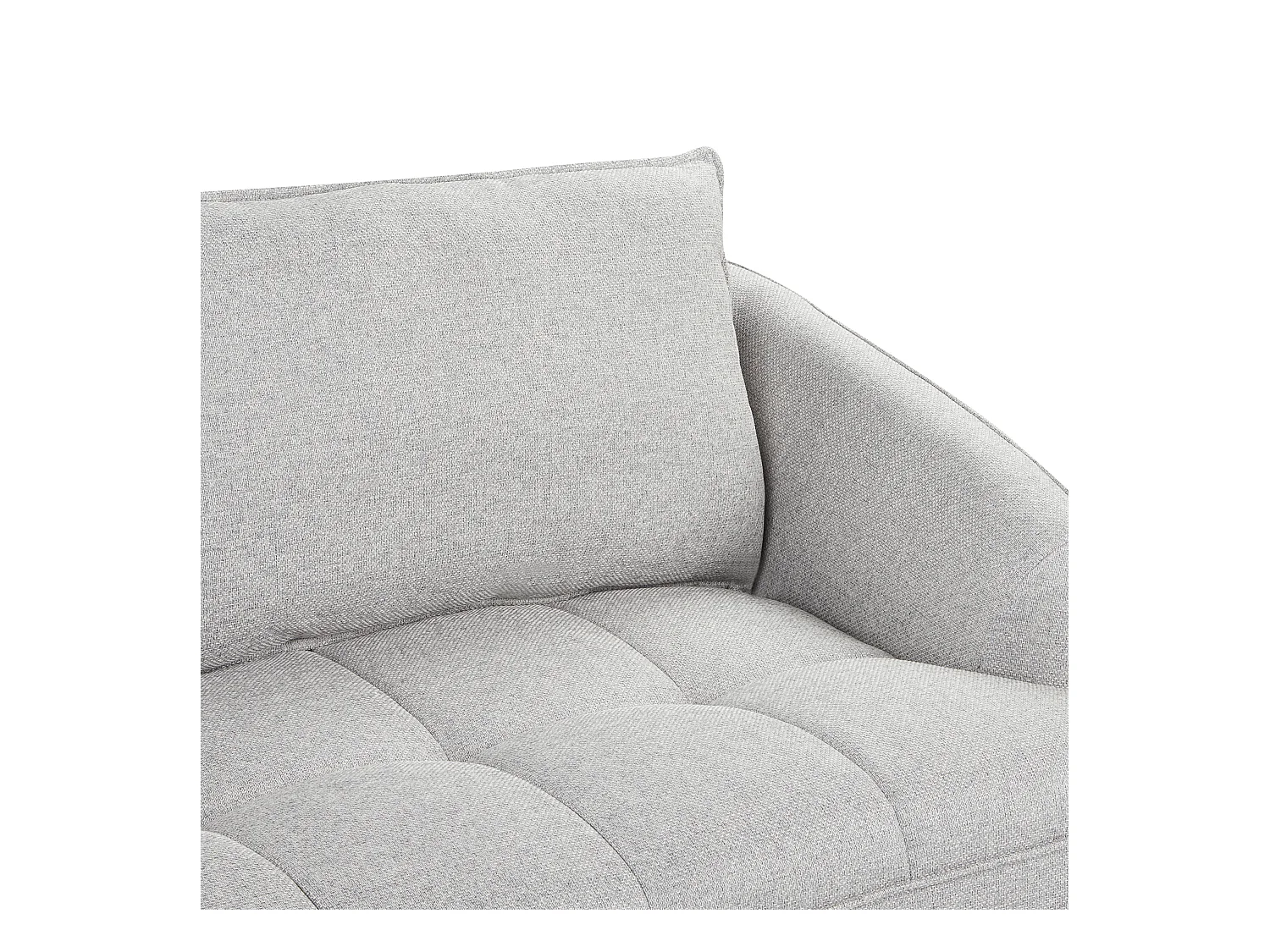 Canapé 3 places HOBRO Tissu Gris