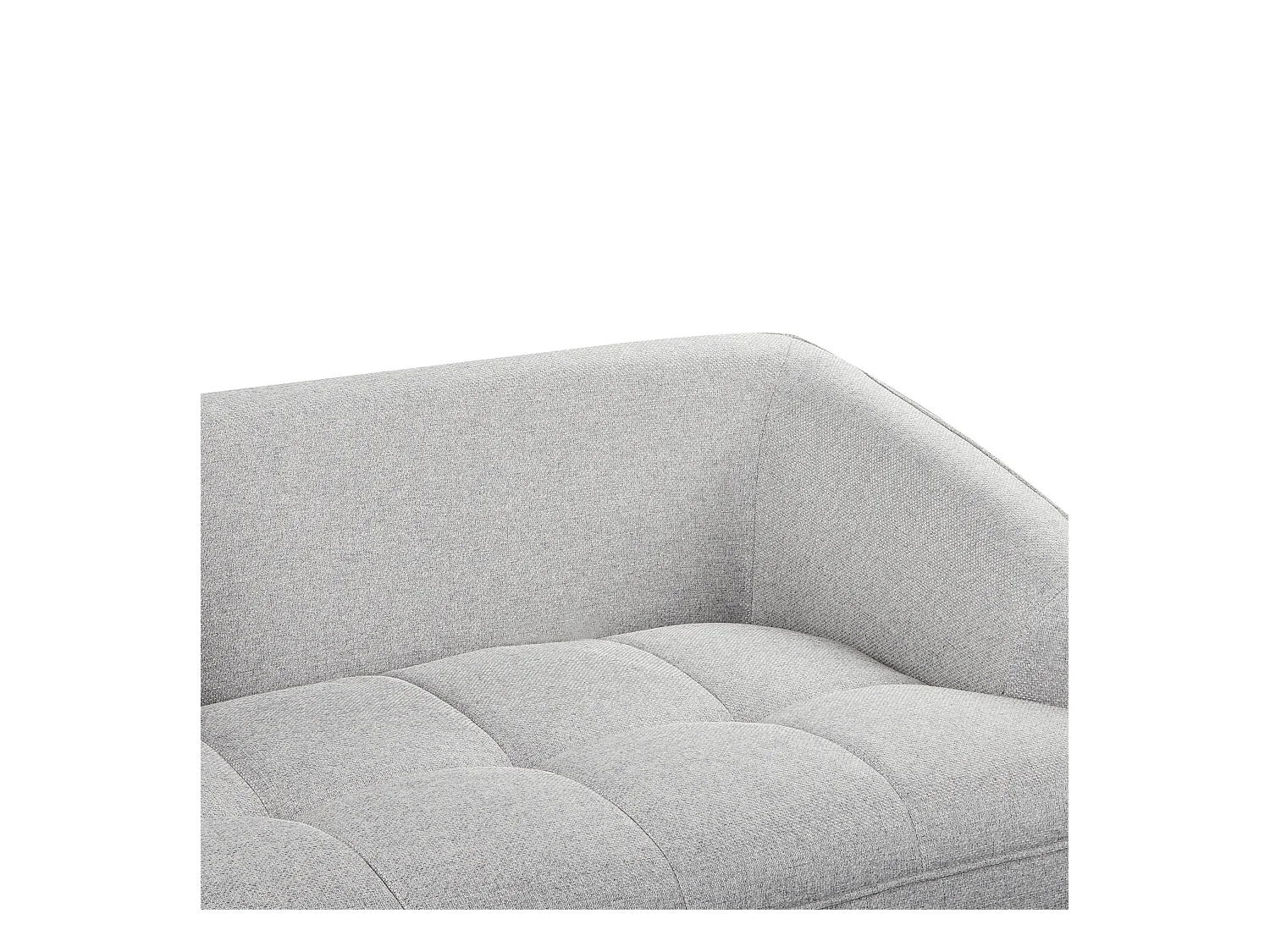 Canapé 3 places HOBRO Tissu Gris