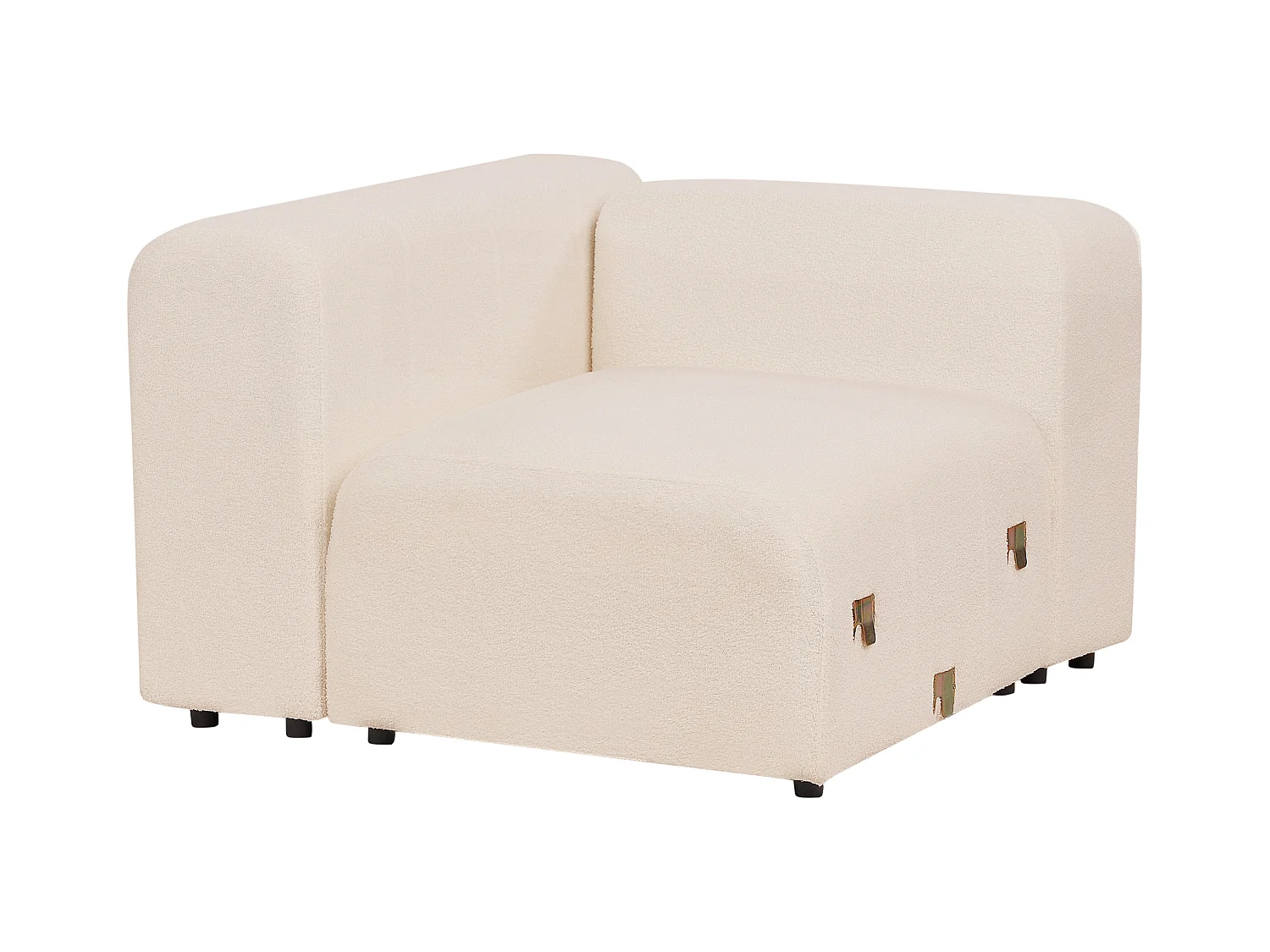 Canapé modulable 2 places FALSTERBO Bouclé Beige clair