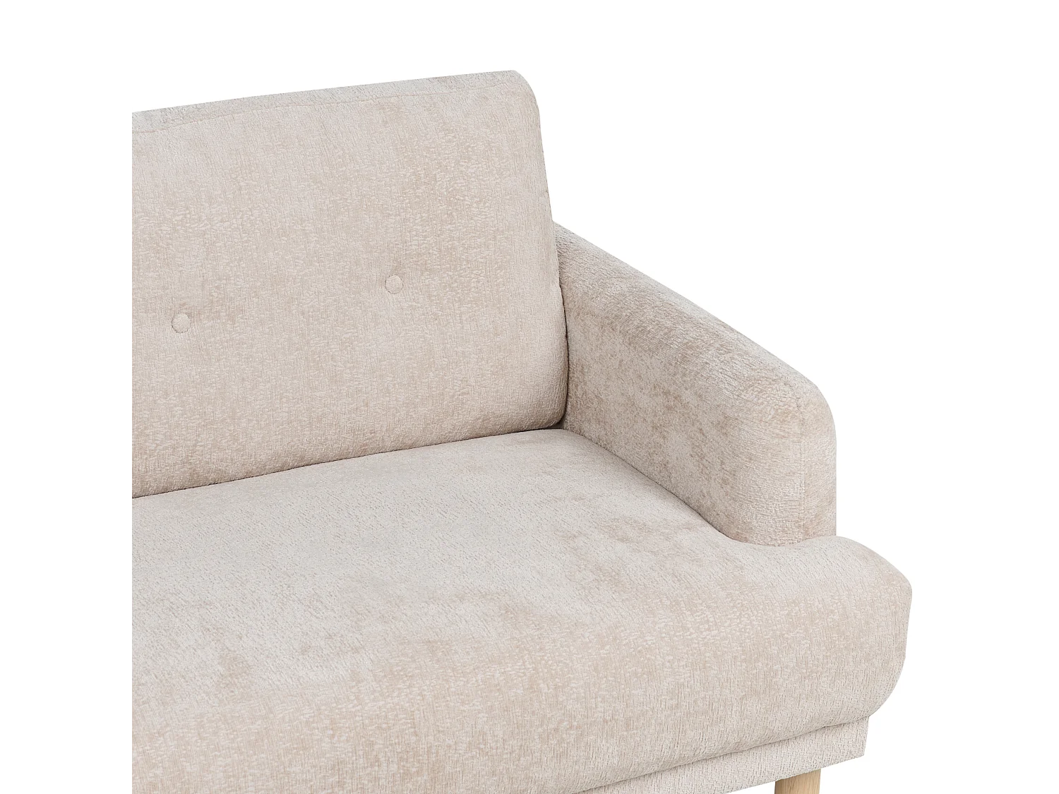Sofa TUVE Bouclé Beige 3-Sitzer