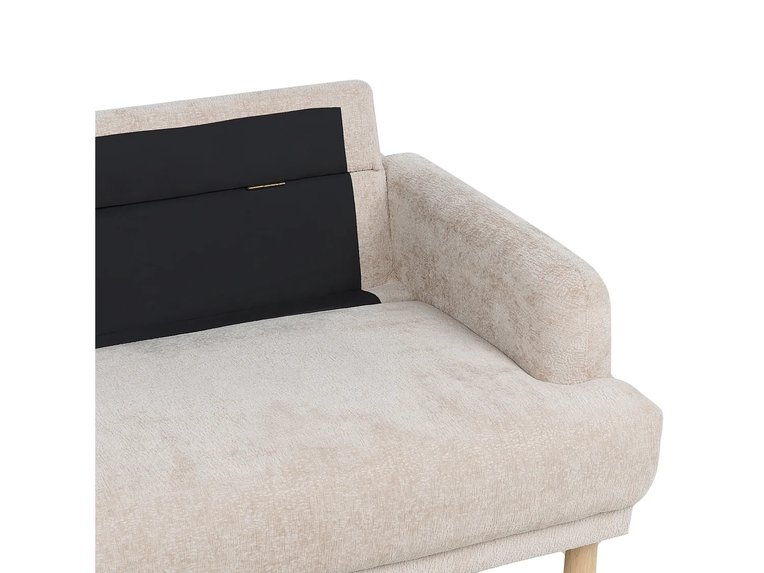 Sofa TUVE Bouclé Beige 3-Sitzer