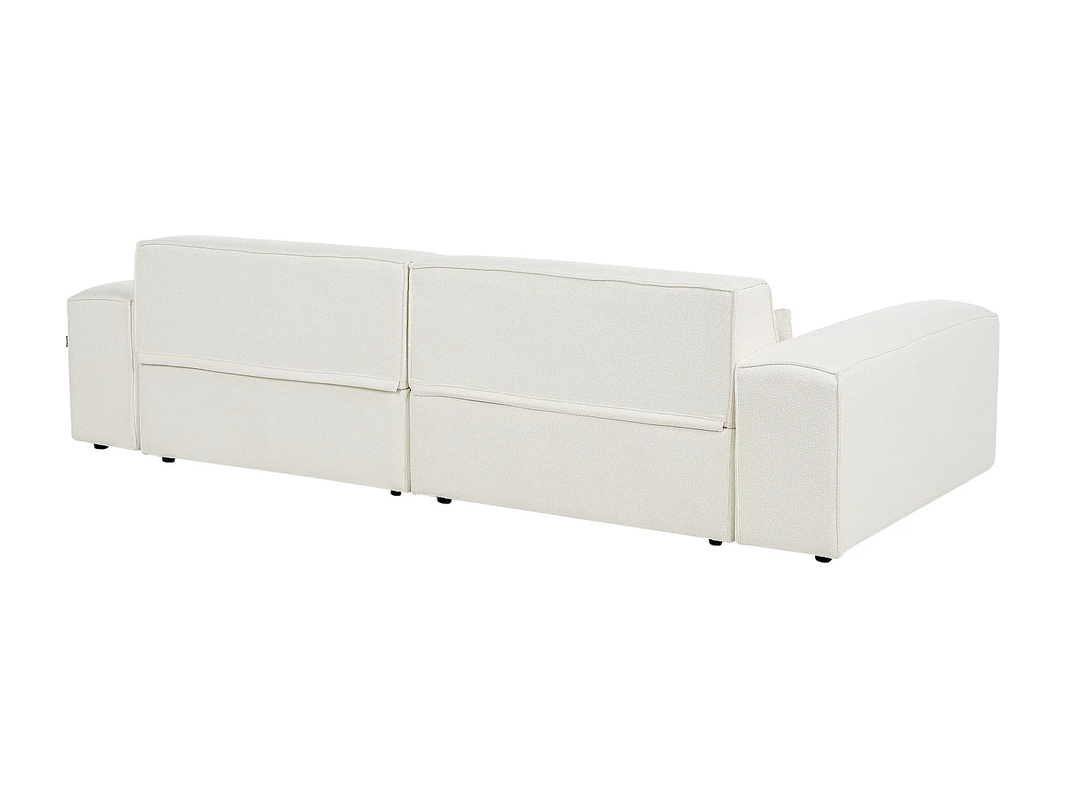 Sofá modular HELLNAR Bouclé Blanco crema 2 plazas