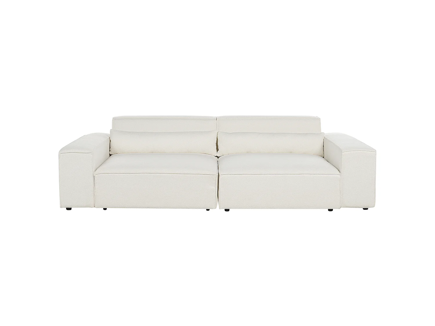 Modular Sofa 2 Seater HELLNAR Off-White Boucle