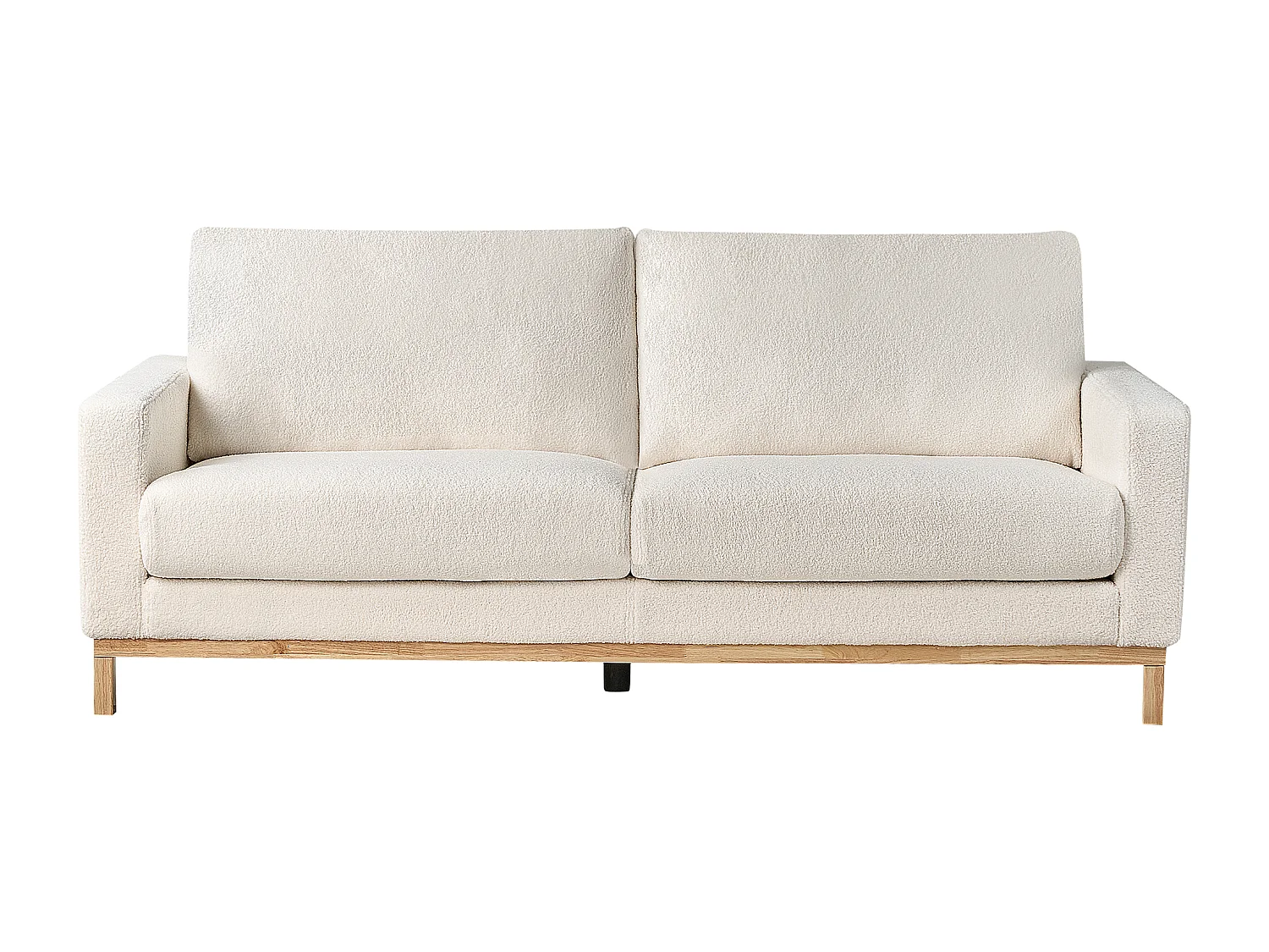 Bank SIGGARD Bouclé Wit 2-zitter