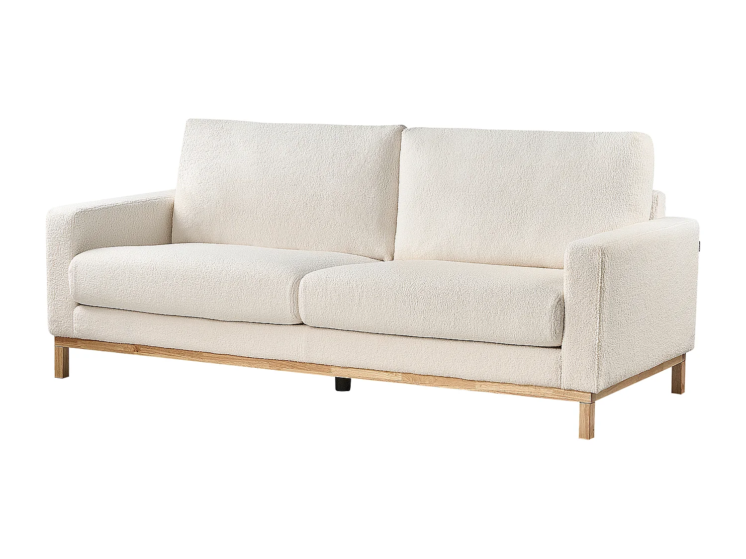 Bank SIGGARD Bouclé Wit 2-zitter