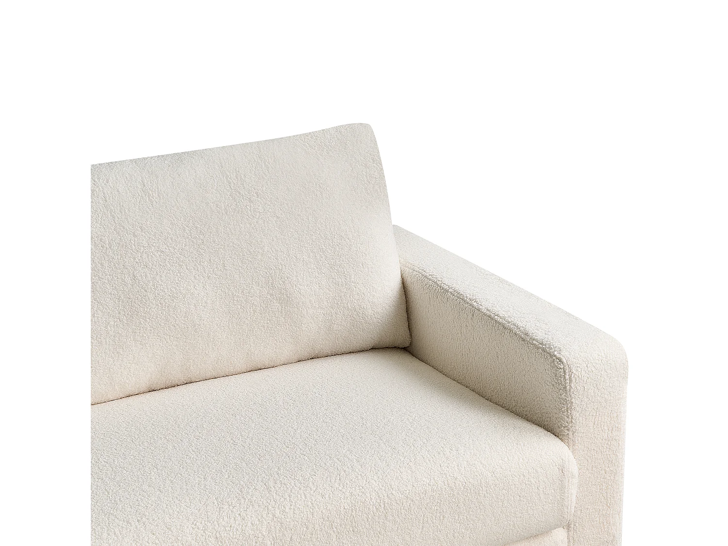 Bank SIGGARD Bouclé Wit 2-zitter