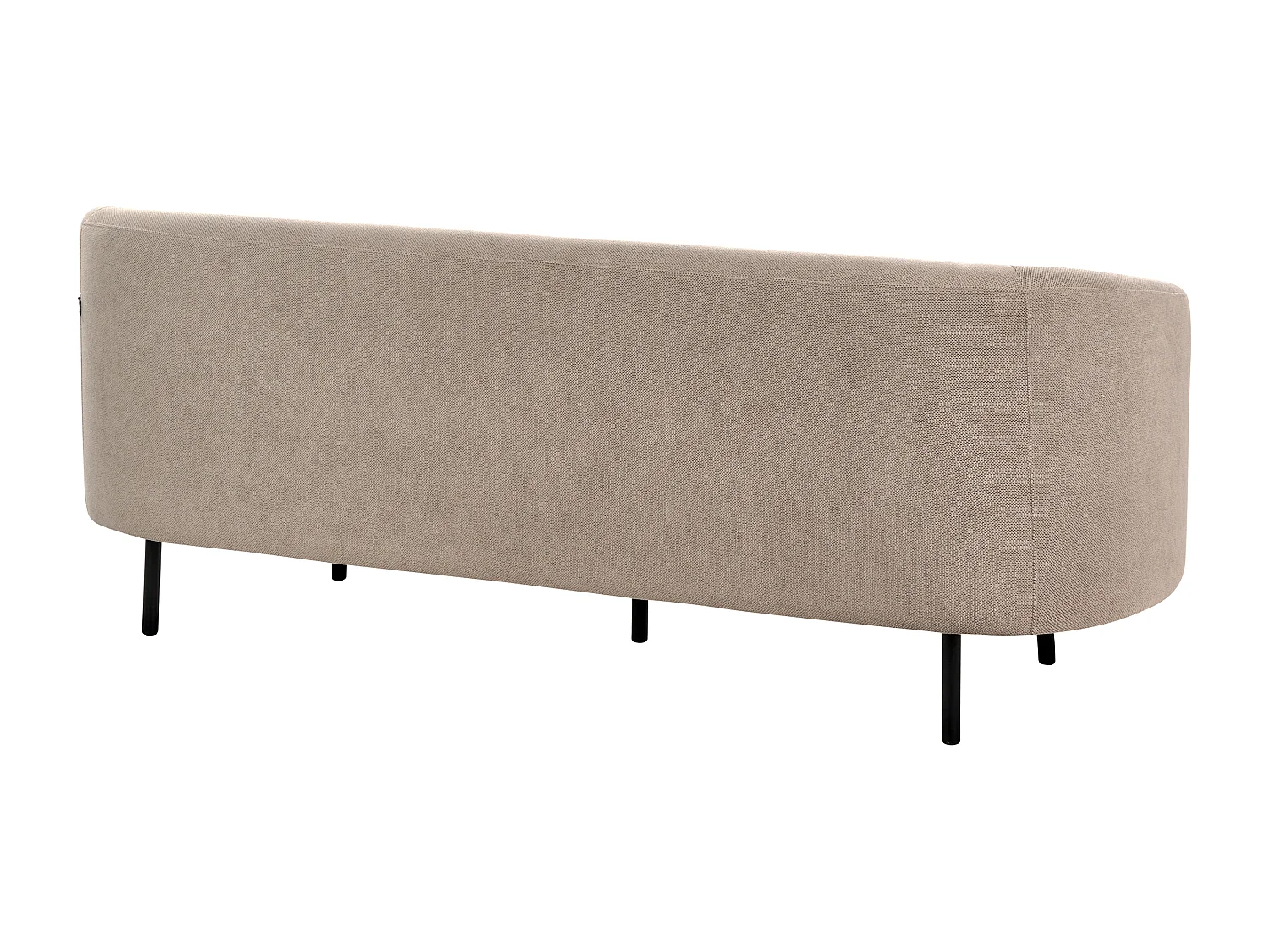 Canapé 3 places LOEN Tissu Taupe