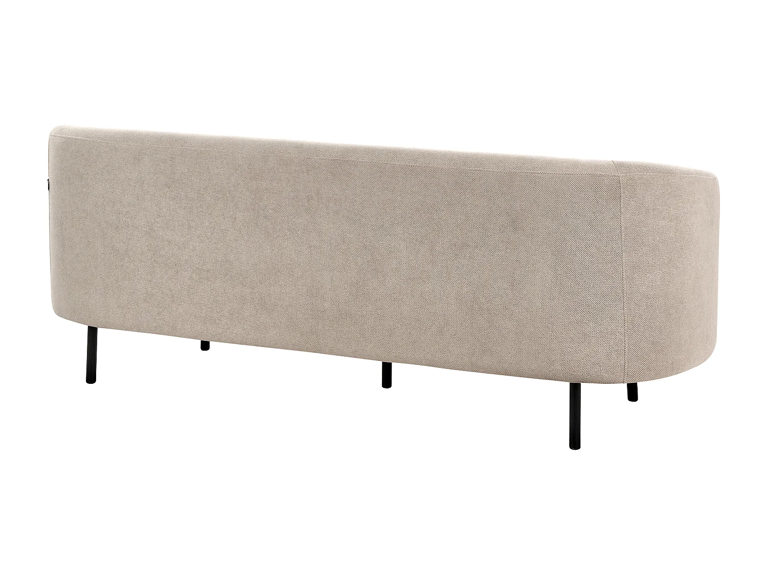 Sofa LOEN Stoff Taupe 3-Sitzer