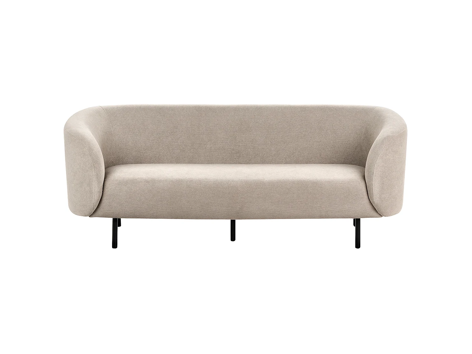 Canapé LOEN Tissu Taupe 3 places
