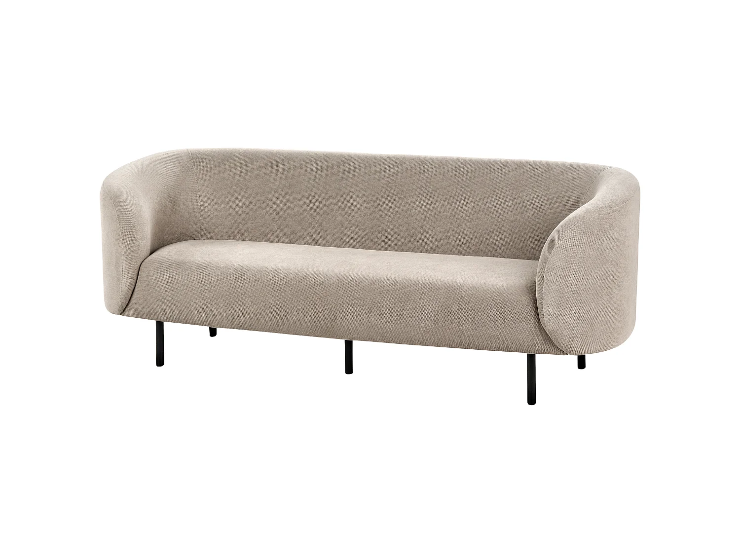 Canapé LOEN Tissu Taupe 3 places