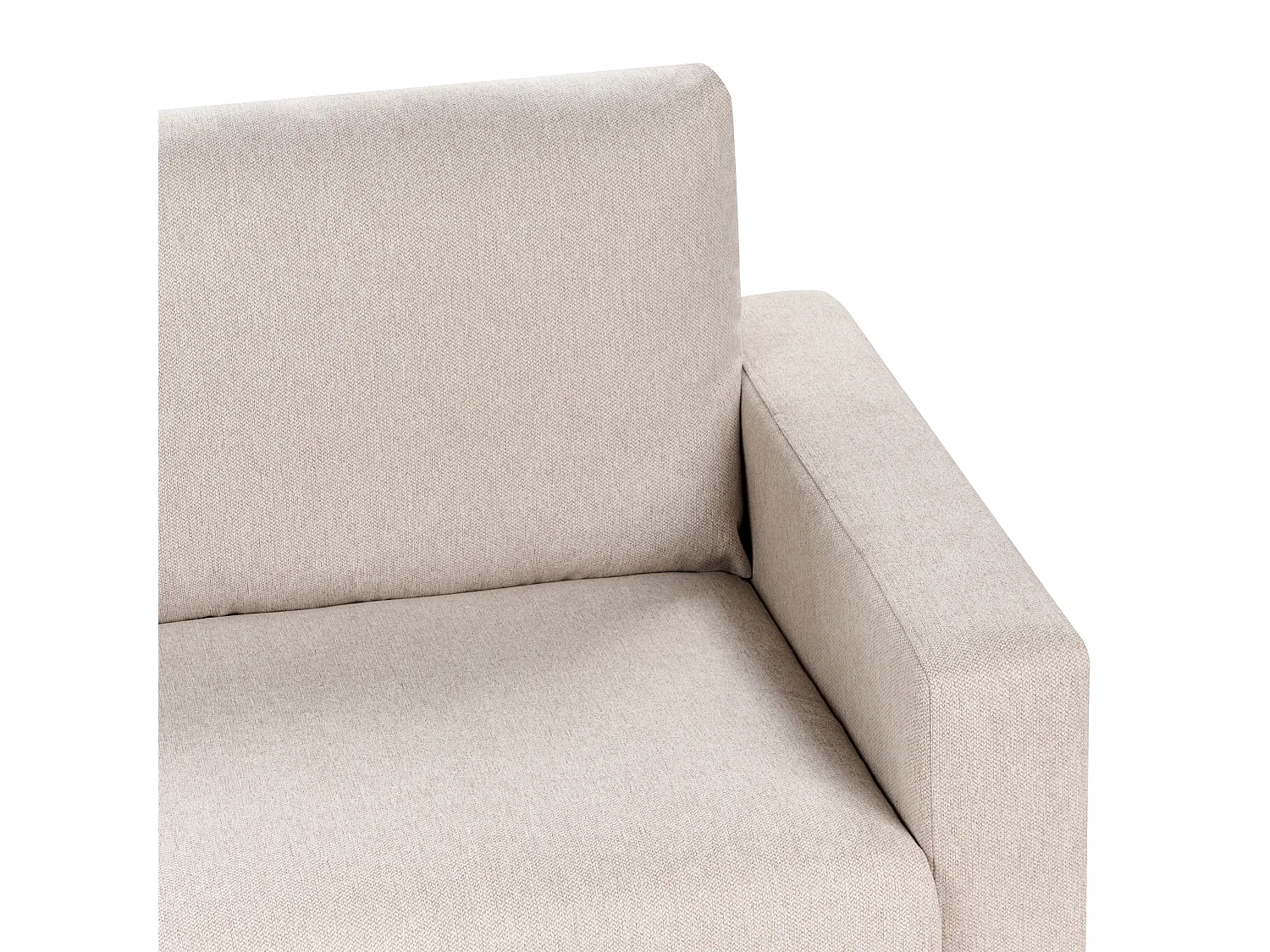 Canapé 2 places SIGGARD Tissu Beige