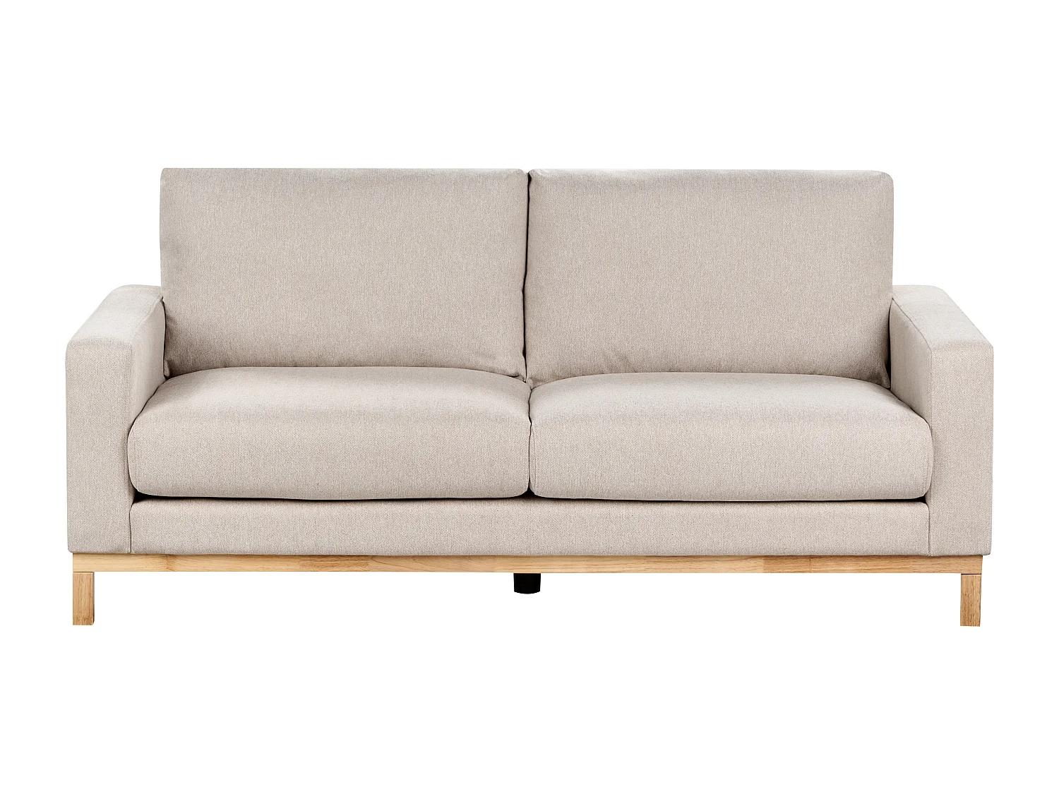 Sofa SIGGARD Stoff Beige 2-Sitzer
