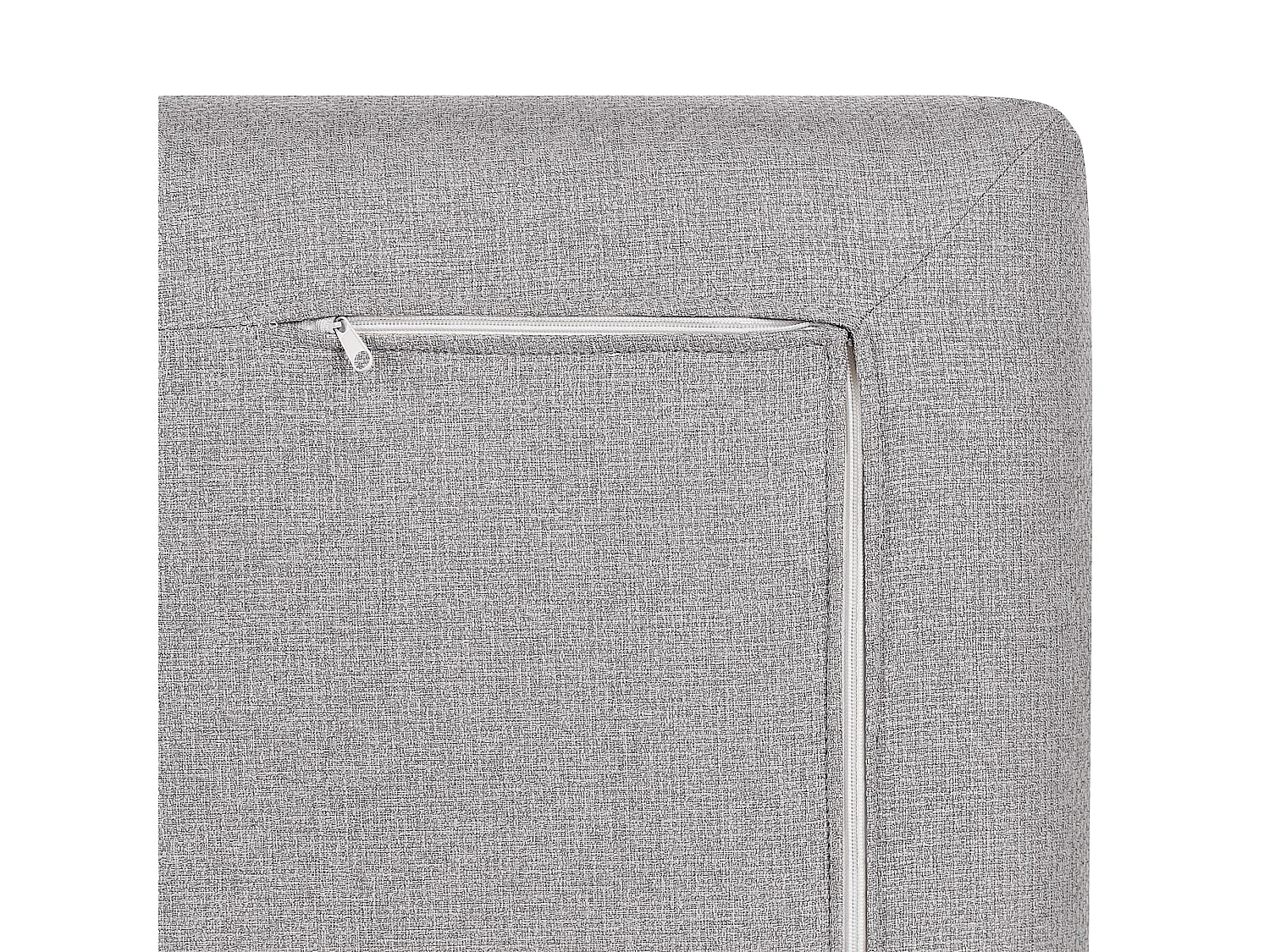 Sofa 2 Seater HEDEN Fabric Grey with Cushion