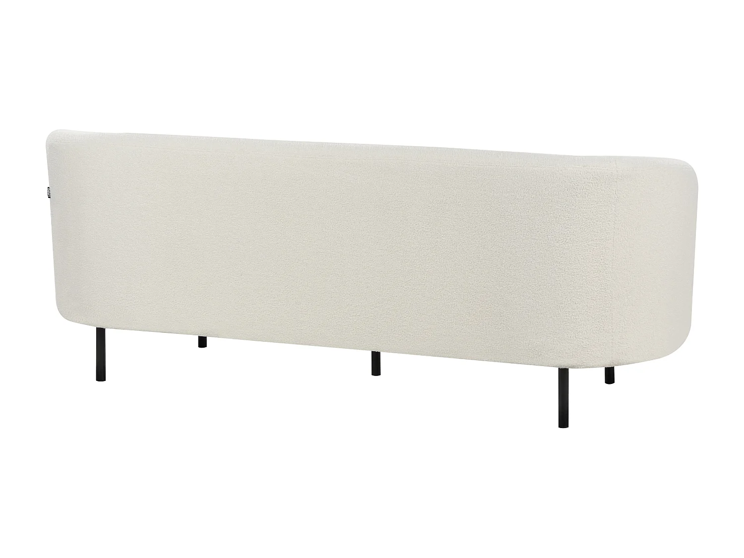 Sofa LOEN Bouclé Weiss 3-Sitzer
