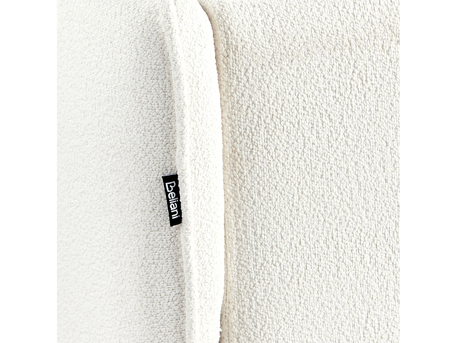 Divano angolare ALTAN Bouclé Bianco sporco 3 posti Lato Sinistro