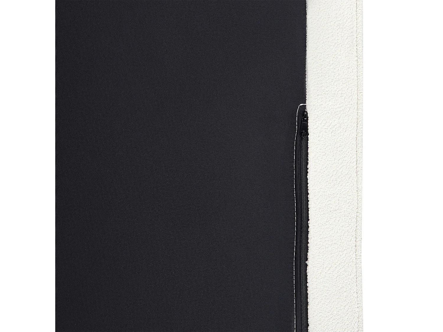 Divano angolare ALTAN Bouclé Bianco sporco 3 posti Lato Sinistro