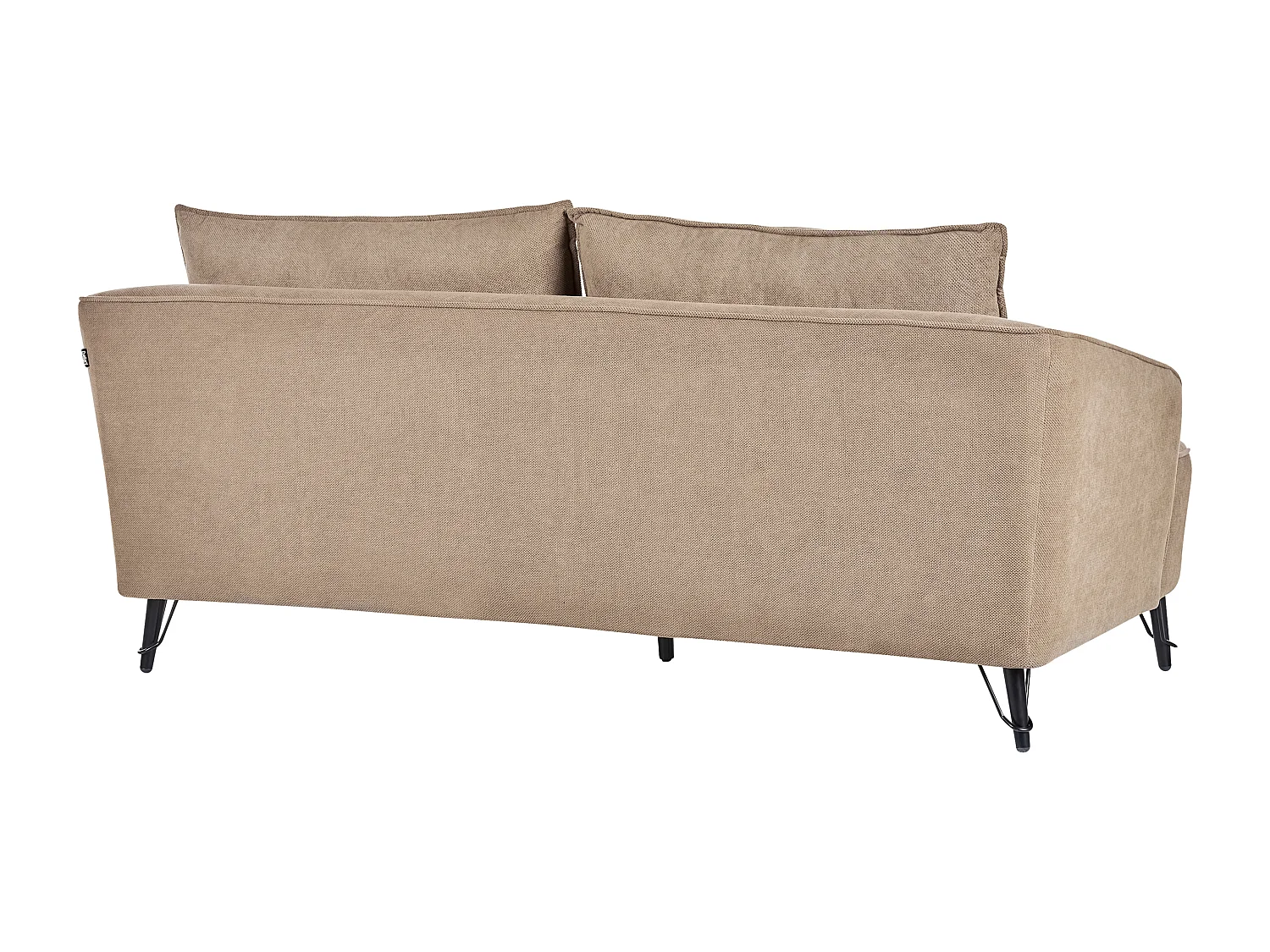 Sofa HOBRO Jasnobrązowy dla 3 osób