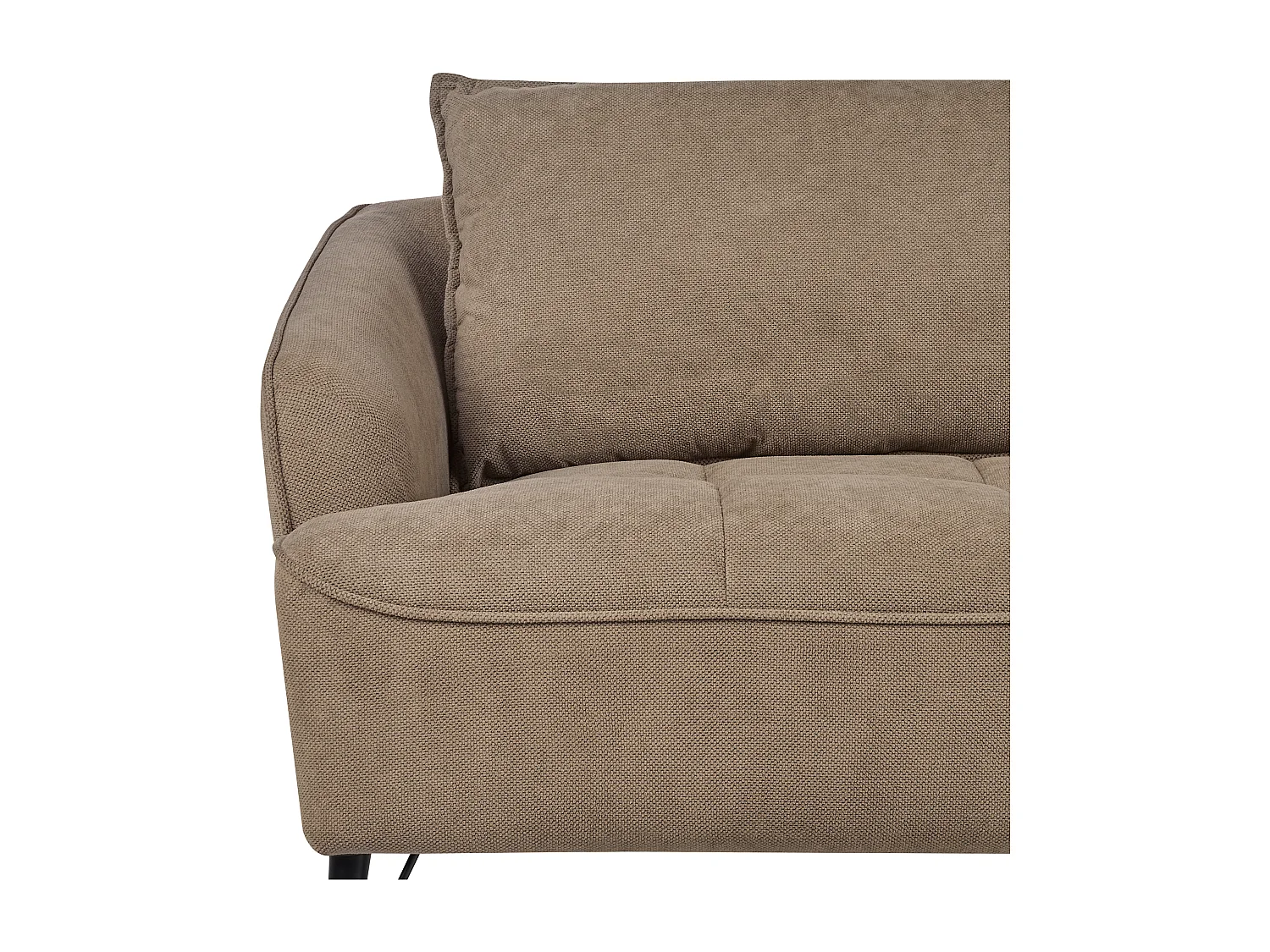 Sofa HOBRO Jasnobrązowy dla 3 osób