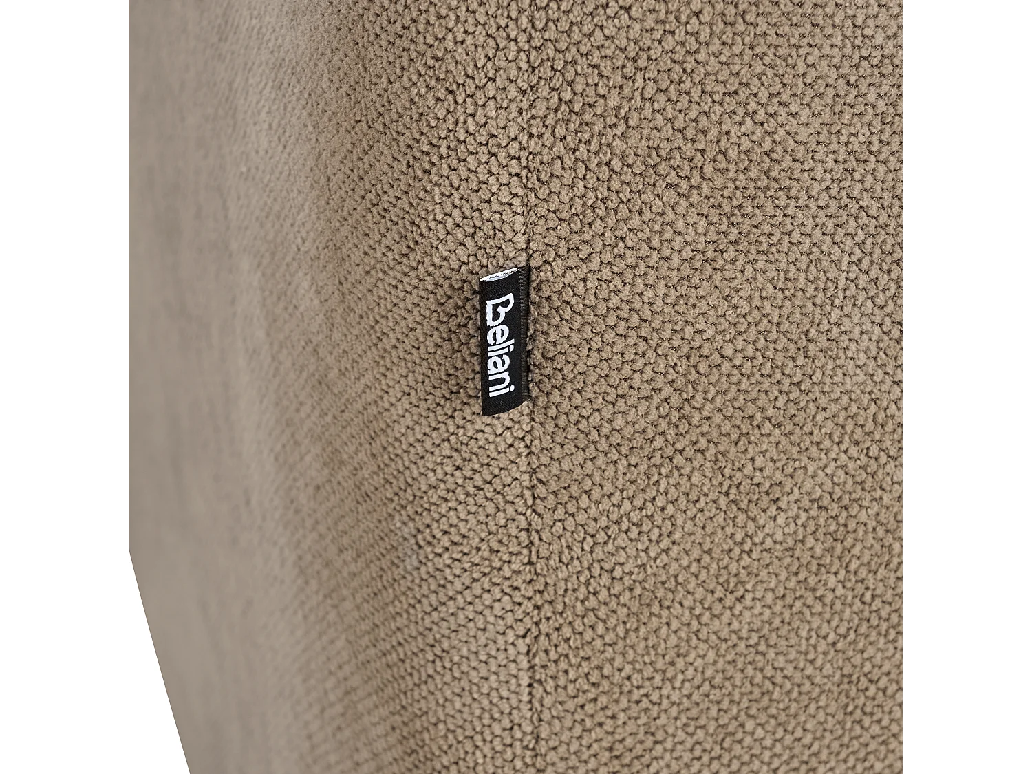 Divano HOBRO Tessuto Marrone chiaro 3 posti