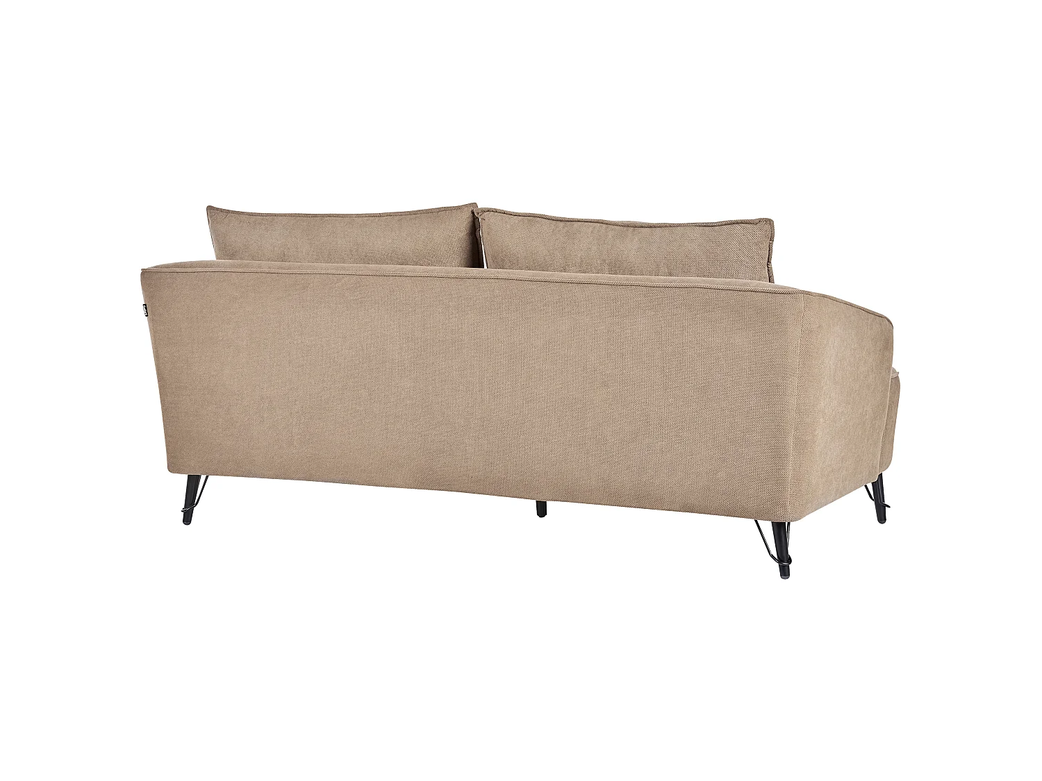 Sofa HOBRO Jasnobrązowy dla 3 osób