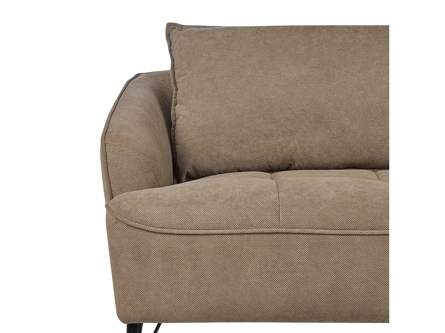 Sofa HOBRO Jasnobrązowy dla 3 osób