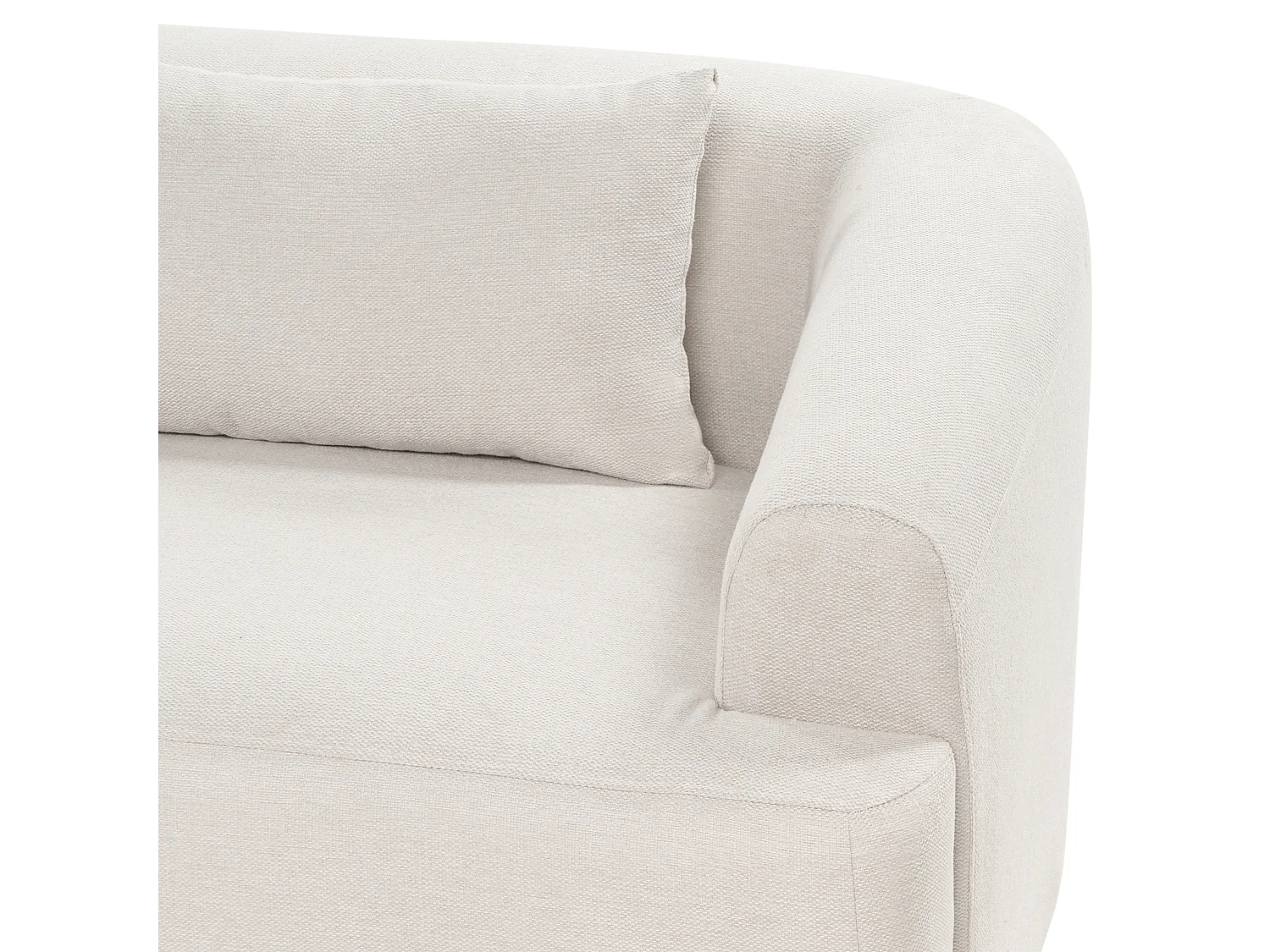 Divano angolare SVANSELE Tessuto Beige chiaro 3 posti Lato destro