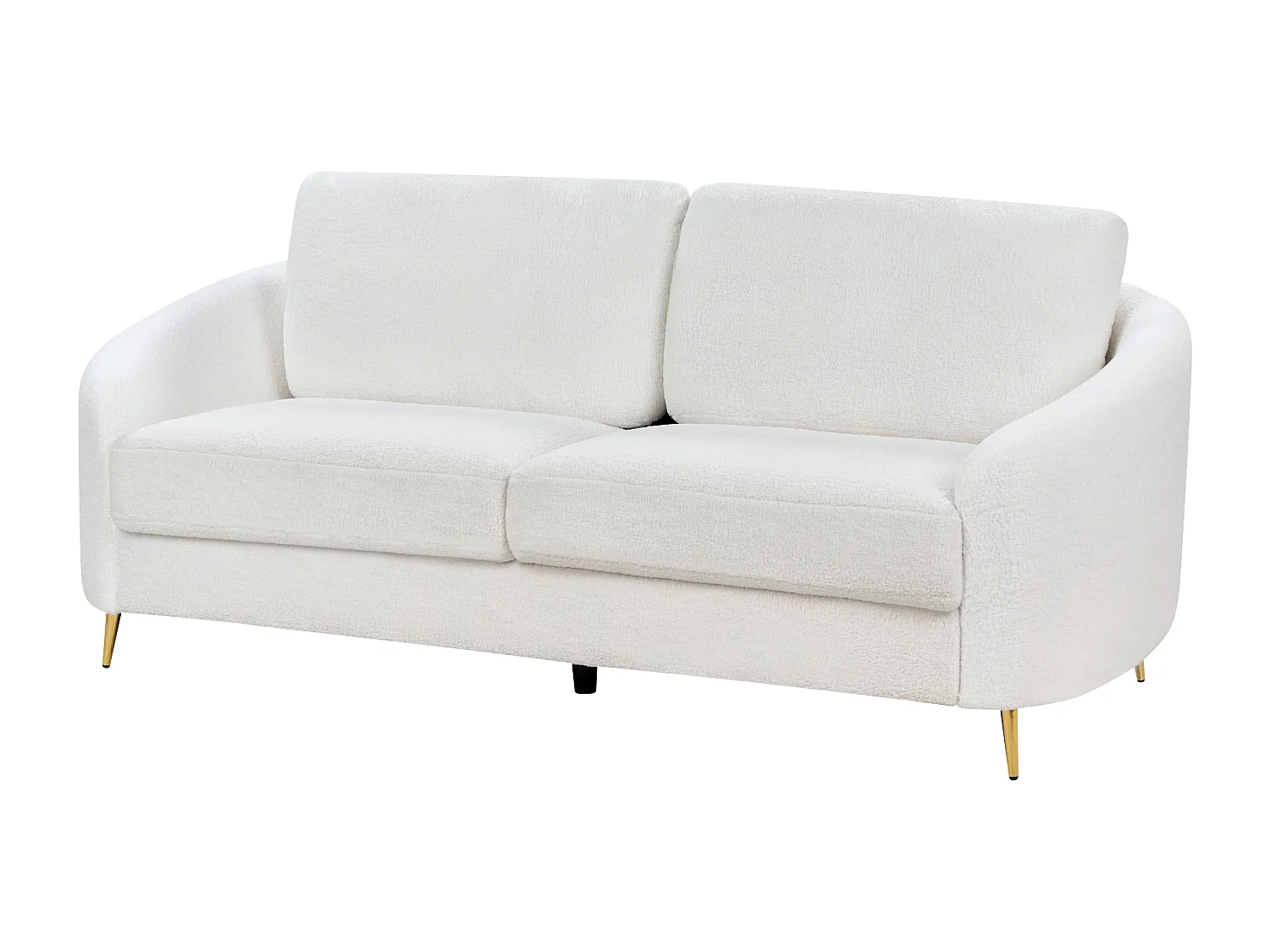 Sofa TROSA Boucle Biały dla 3 osób