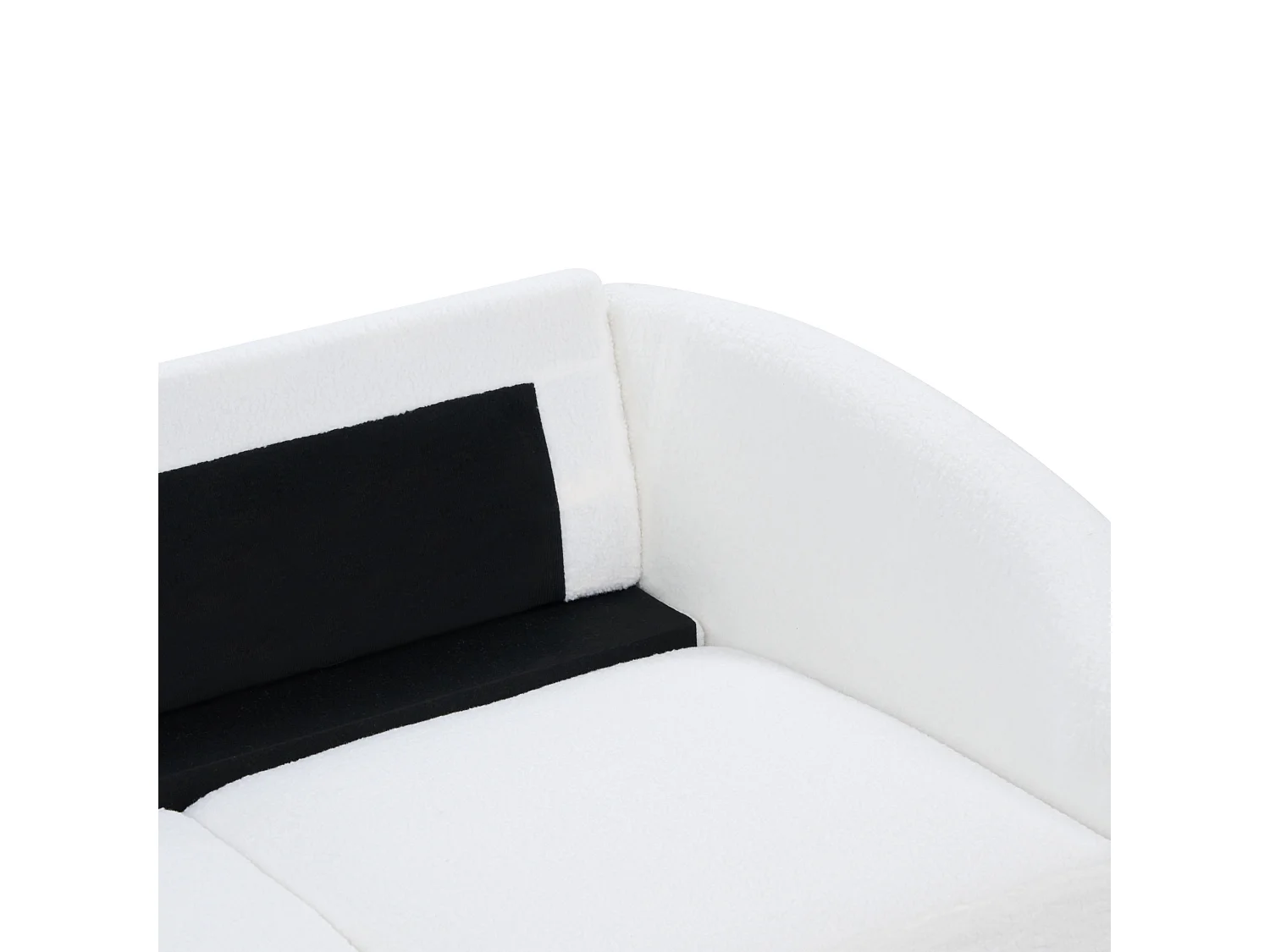 Sofa TROSA Boucle Biały dla 3 osób