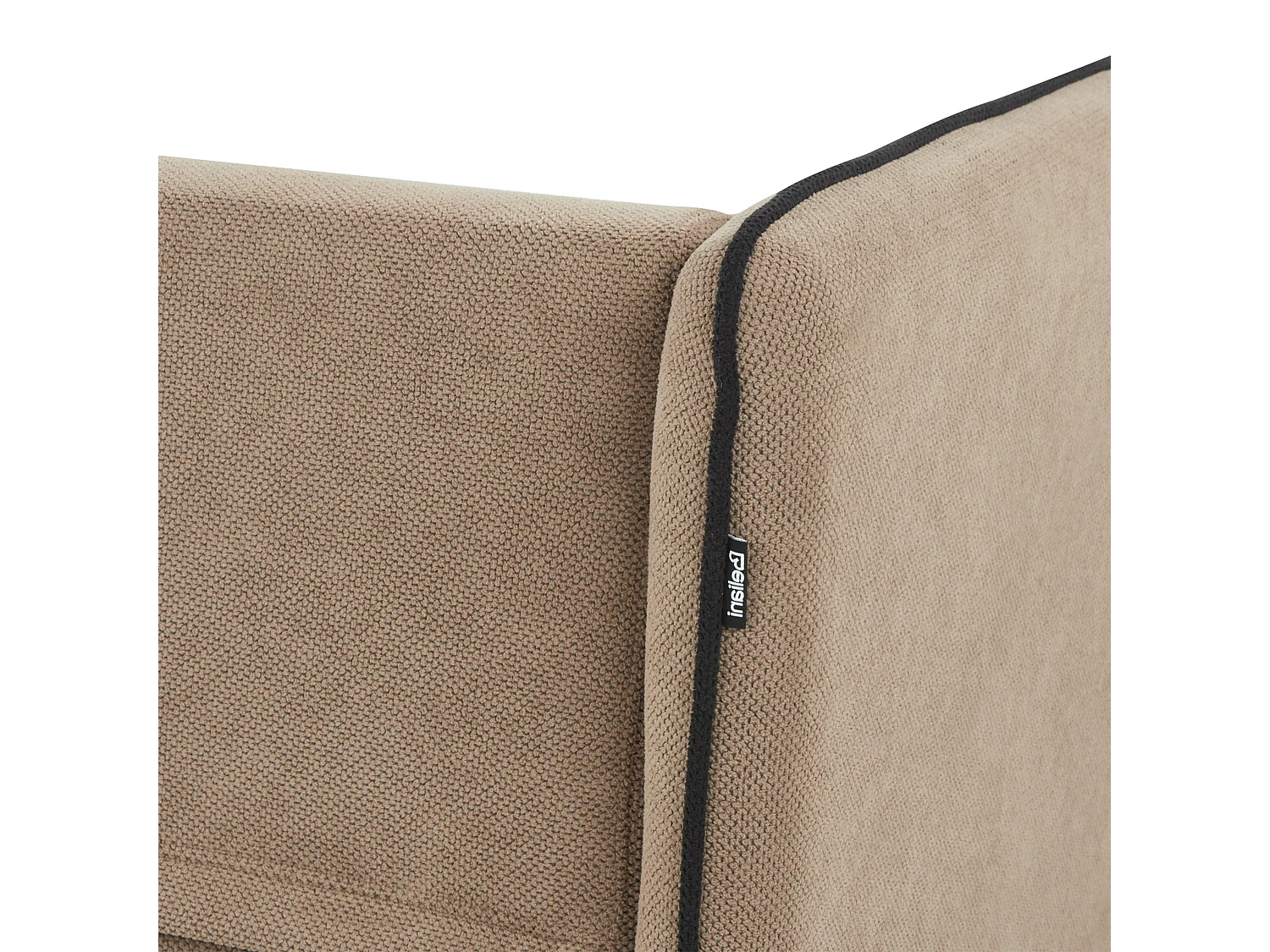 Ecksofa ALTAN Stoff Hellbraun 3-Sitzer rechtsseitig