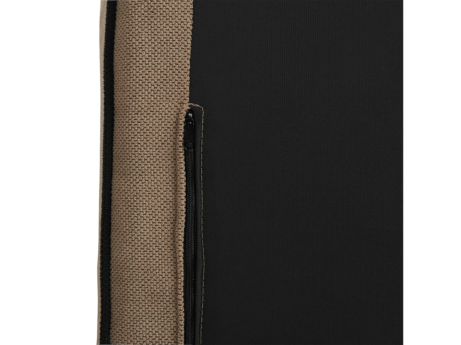 Ecksofa ALTAN Stoff Hellbraun 3-Sitzer rechtsseitig