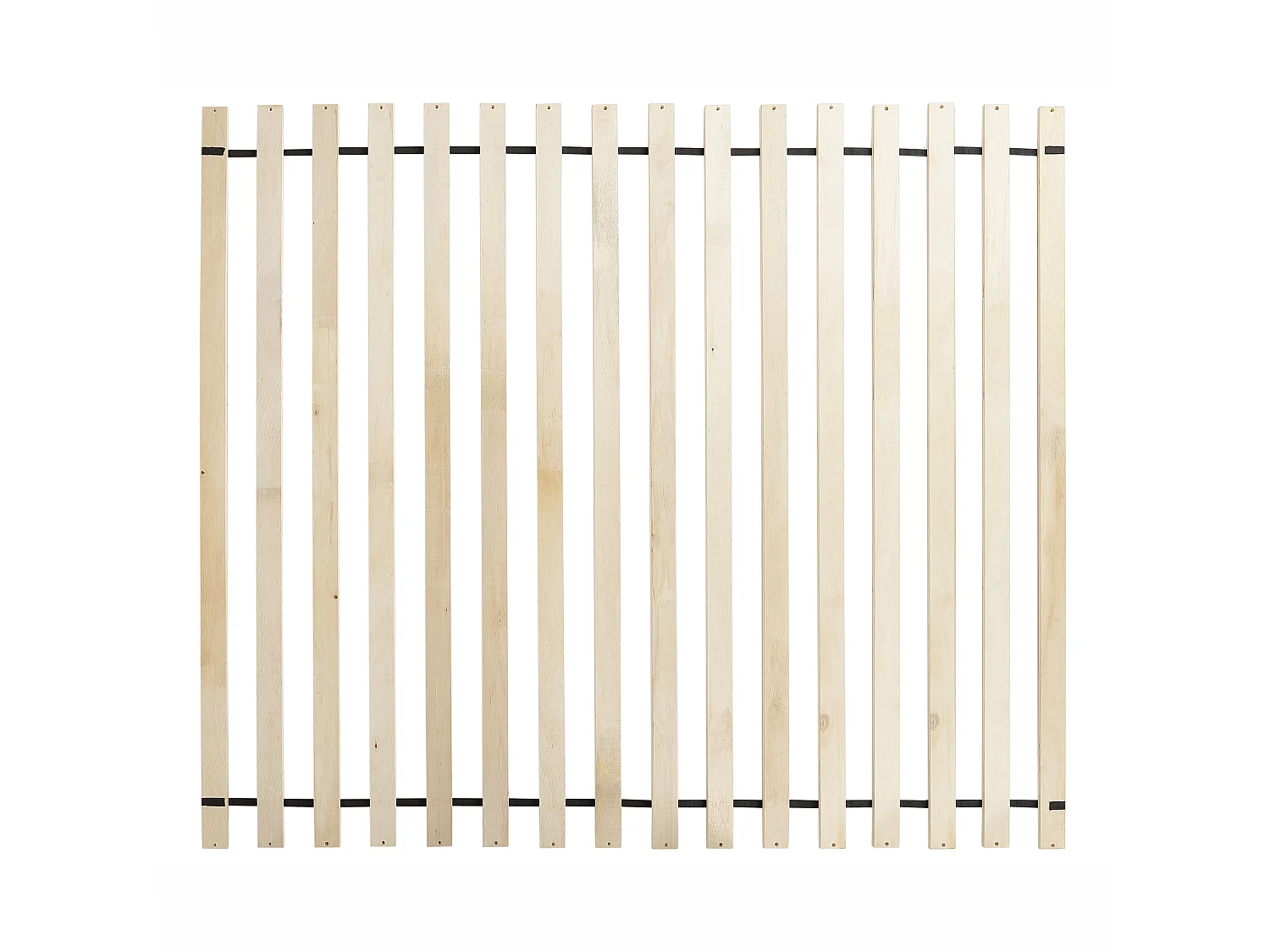 Lit avec sommier Bouclé VALOGNES 180 x 200 cm Blanc cassé