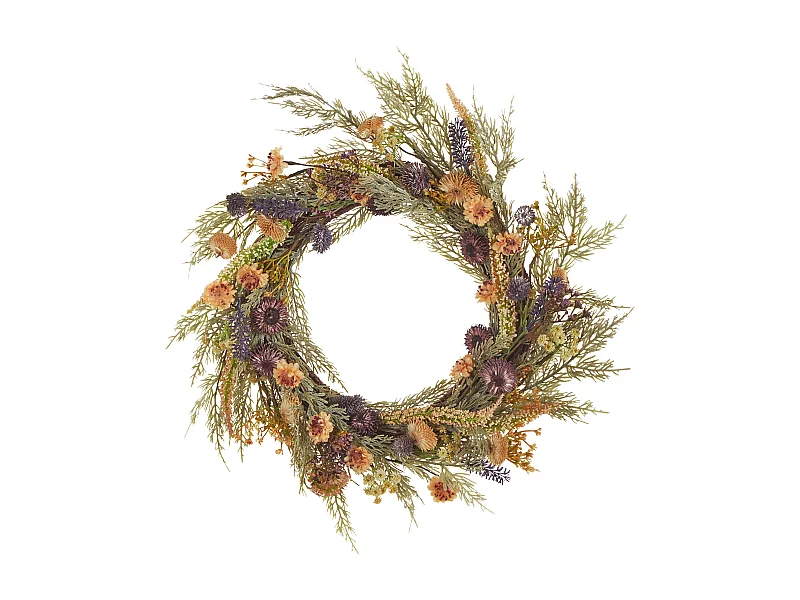 Couronne décorative CAMRUN 45 cm Vert