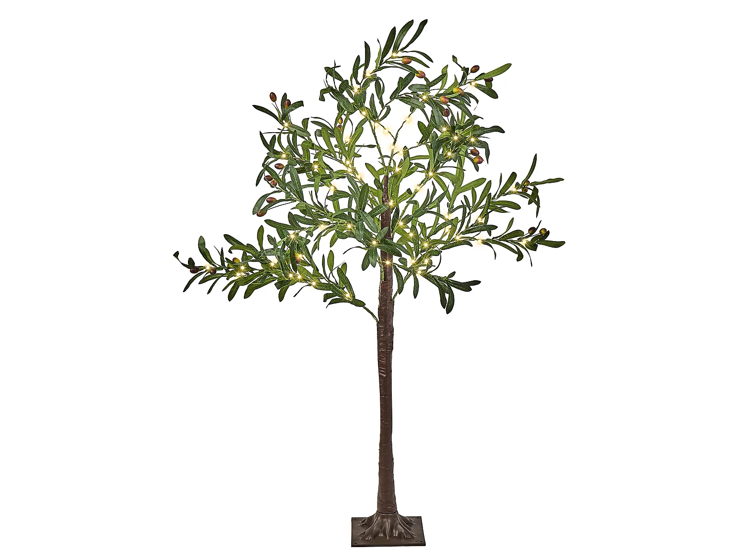Arbre décoratif extérieur LED 120 cm vert CELIONI