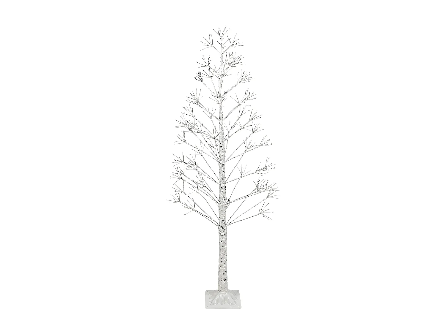 Kerstdecoratie voor buiten LED-verlichting wit 180 cm BALINI