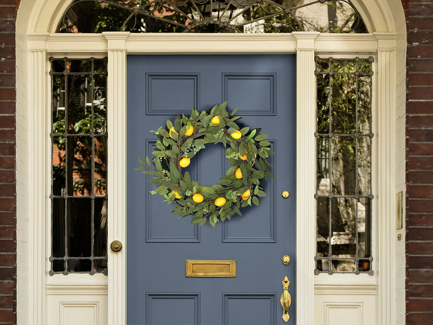 Couronne décorative LENRUN 50 cm Vert