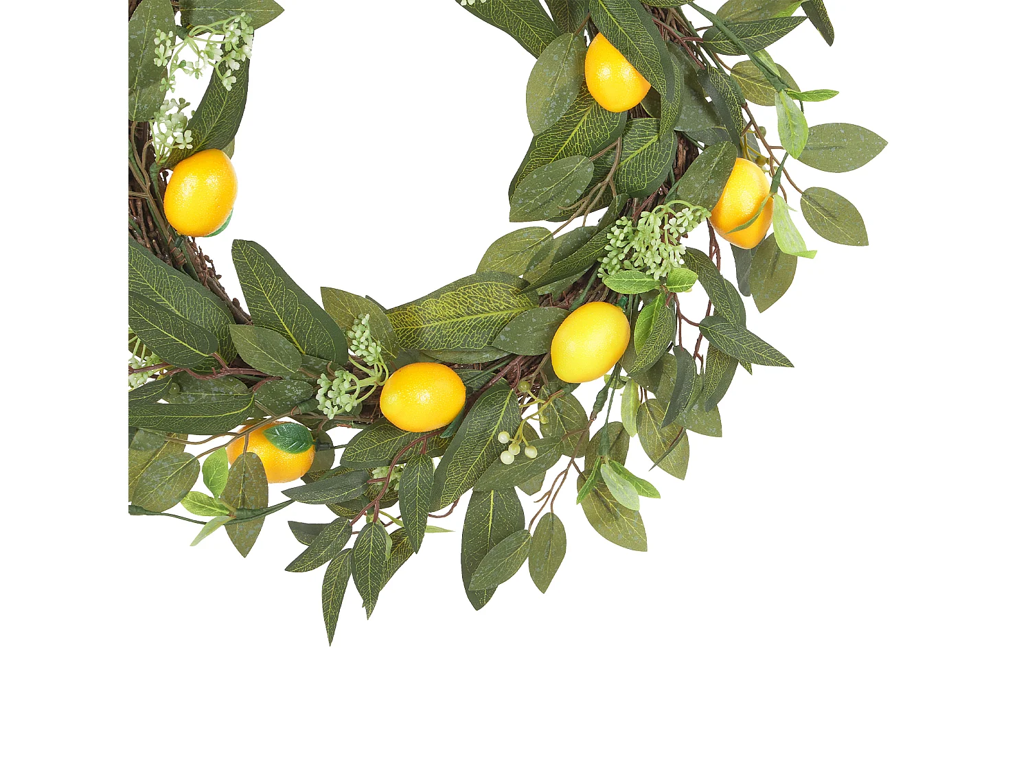Couronne décorative LENRUN 50 cm Vert