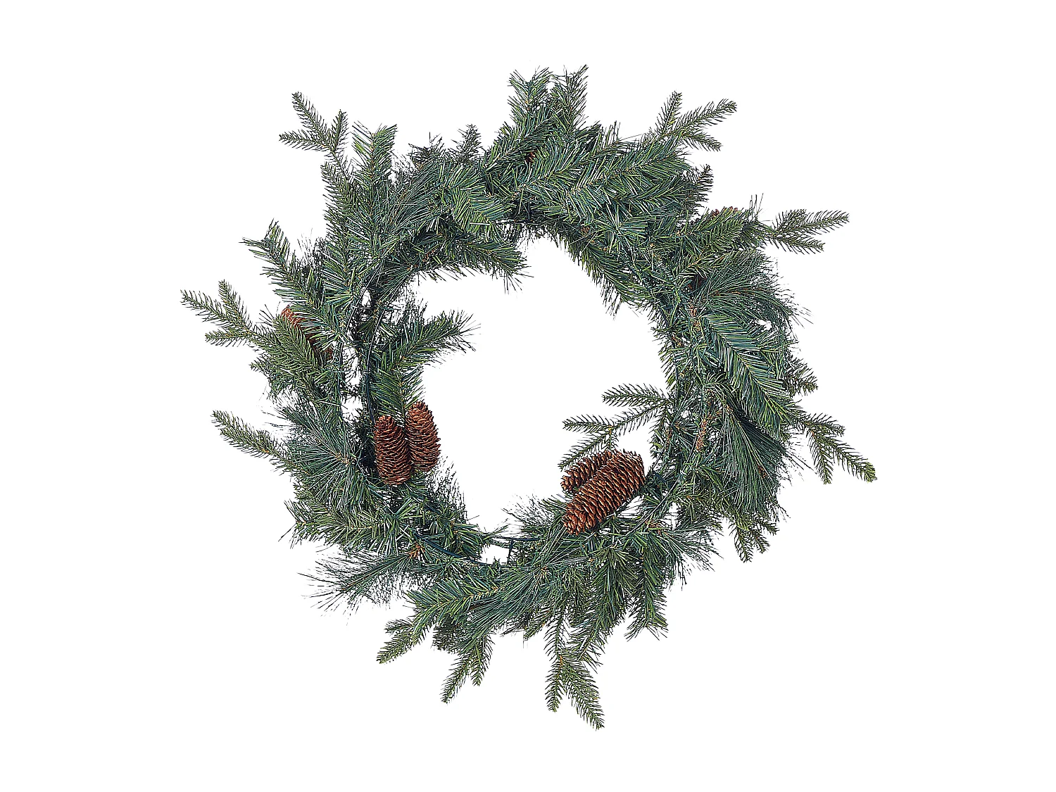 Decoratieve krans groen ⌀ 60 cm KAMERUN