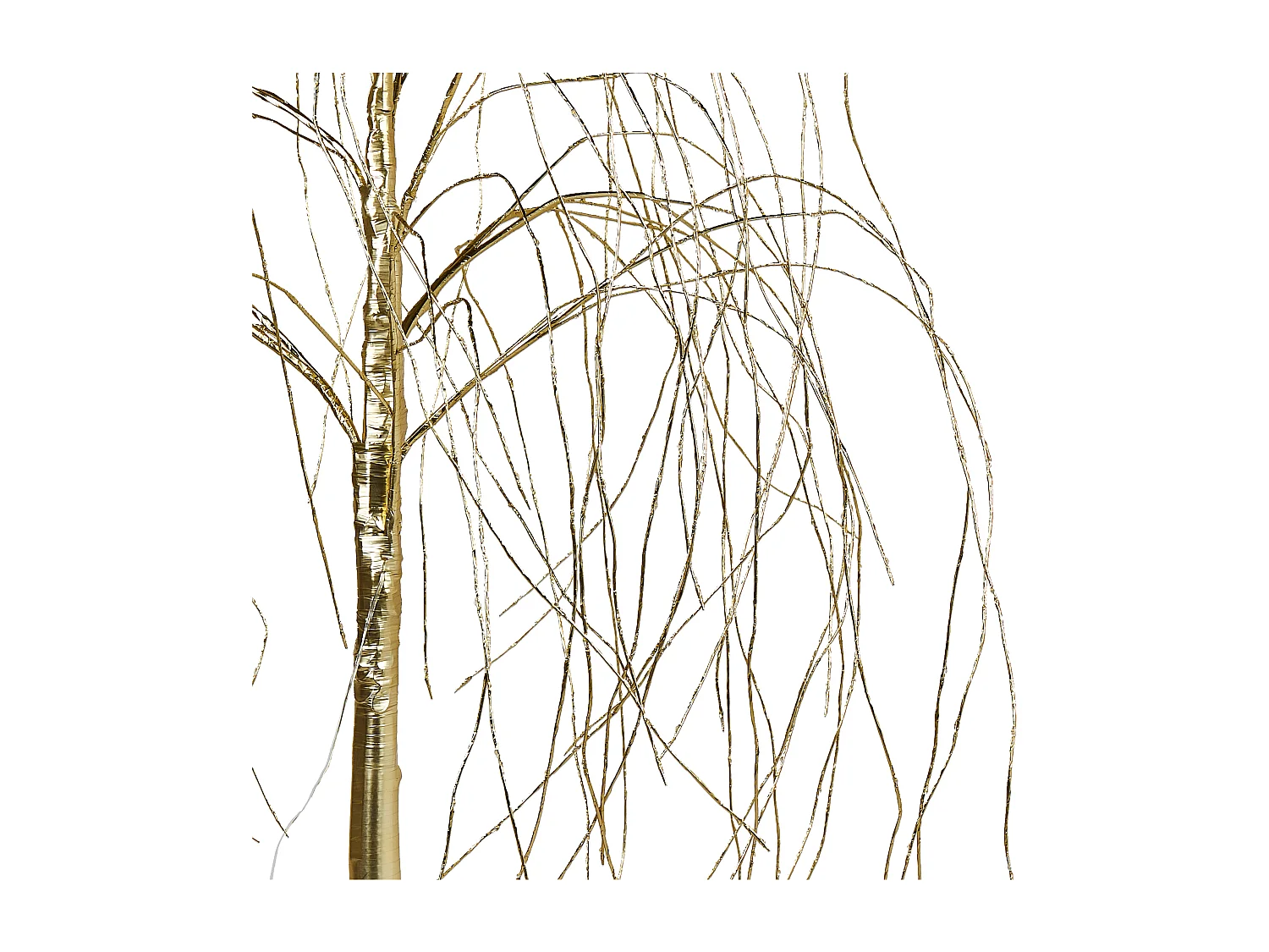 Outdoor Weihnachtsbeleuchtung LED Tannenbaum 180 cm gold BALIONI