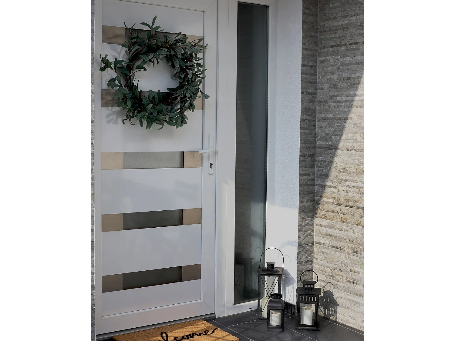 Couronne décorative ø 65 cm verte DANRUN