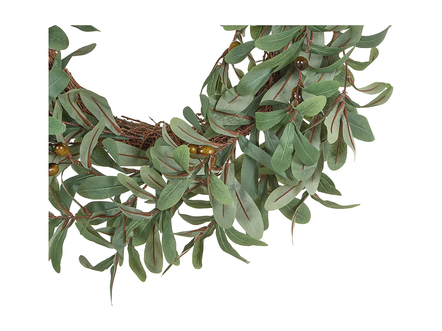 Couronne décorative DANRUN 65 cm Vert