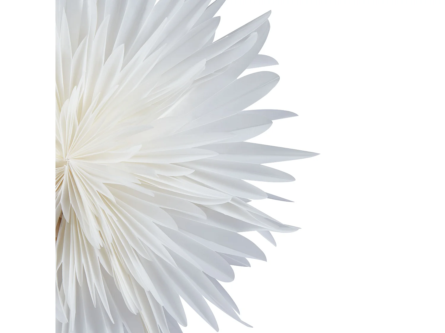 Dekorative Lampe Schneeflockenform Weiss SATOPANTH